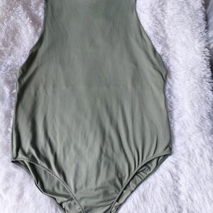 Zara Olive Green Bodysuit